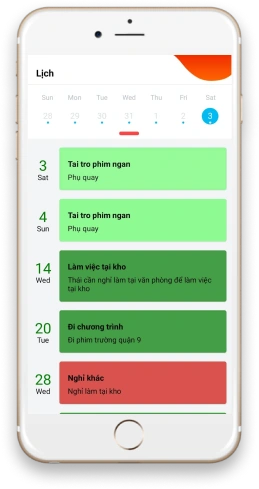 HKFilm employee scheduling app