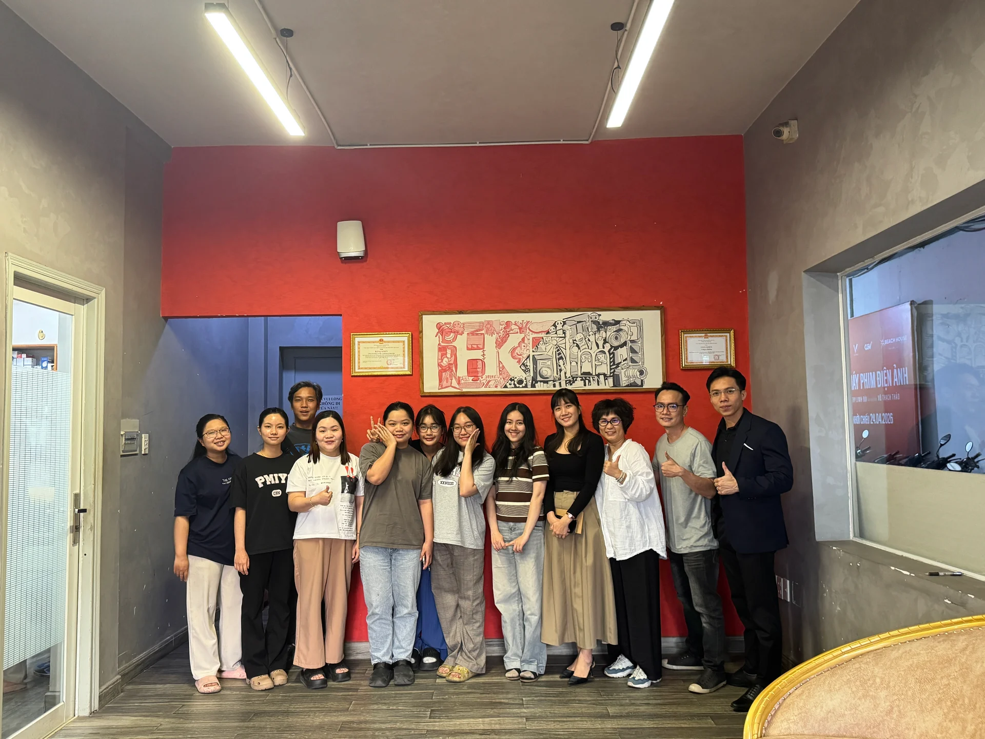 HKFilm team after AI training session
