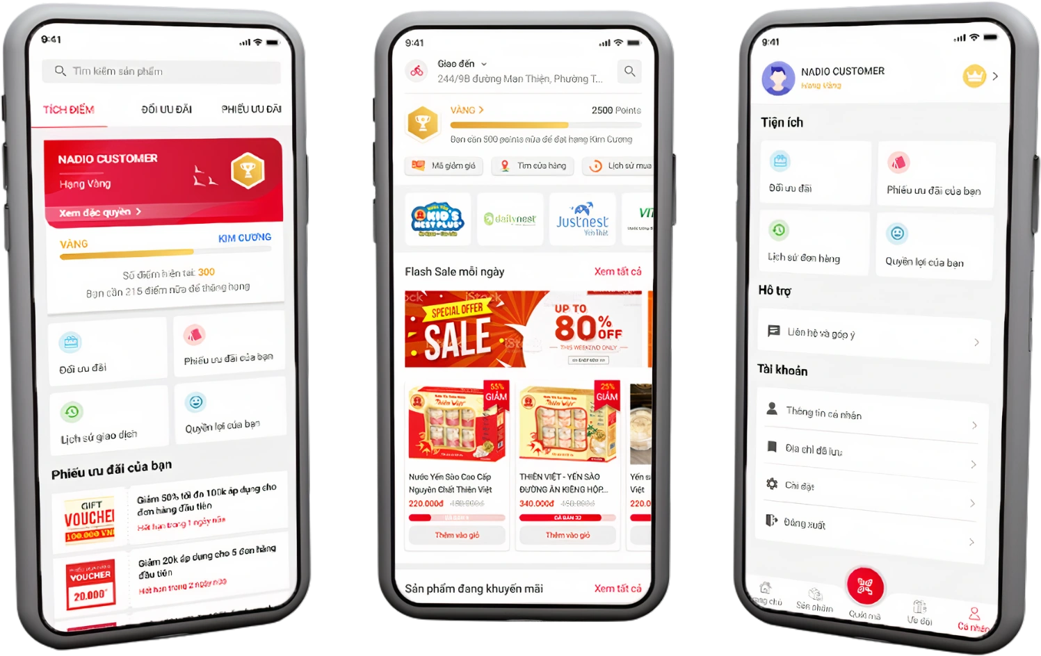 NANDIO loyalty and mobile commerce application